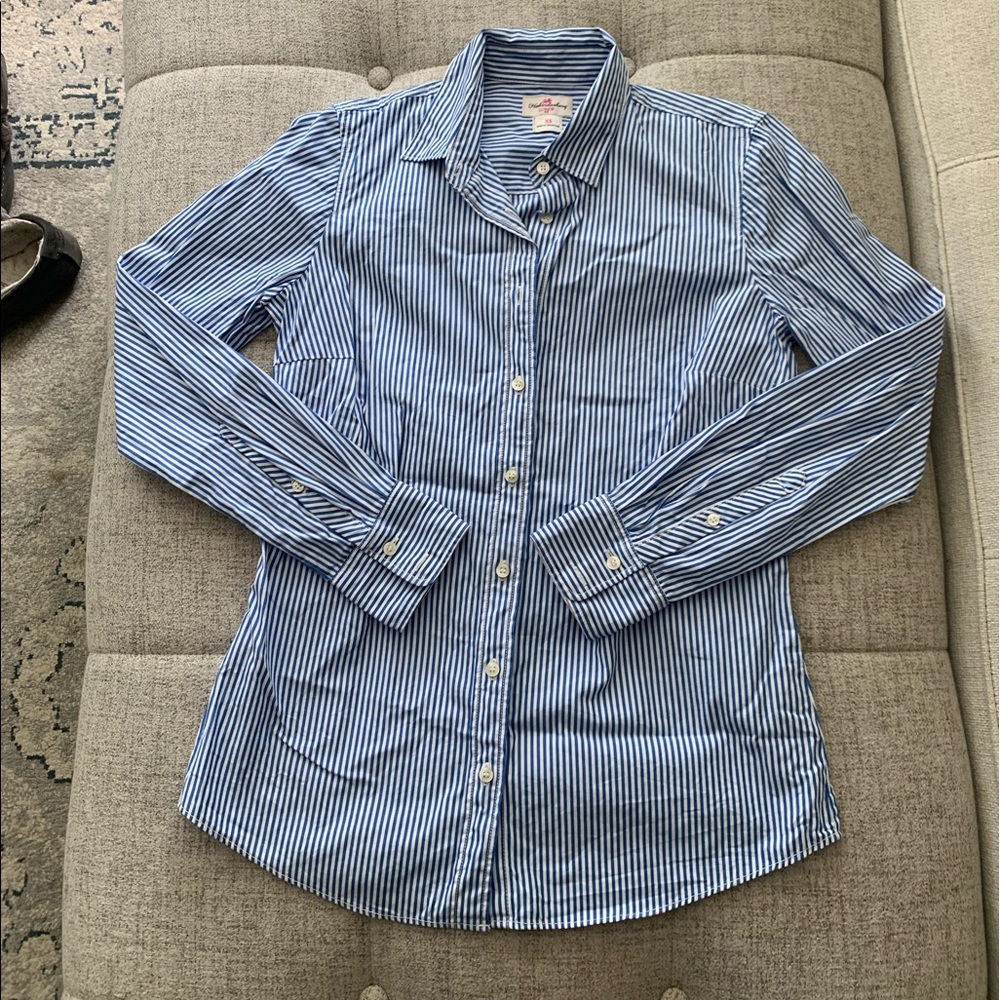 JCrew Striped Dress Shirt